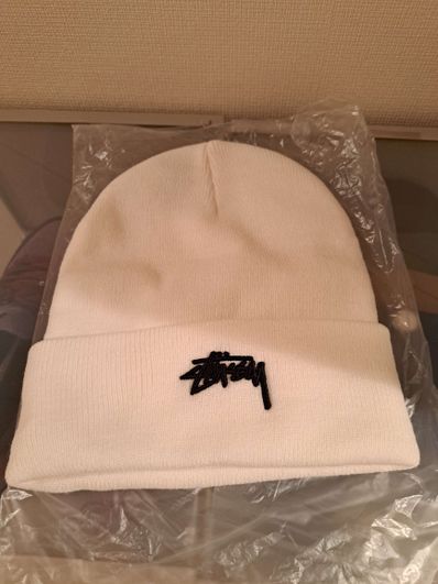 Stussy × Nike NRG Cuffed Beanie "White"