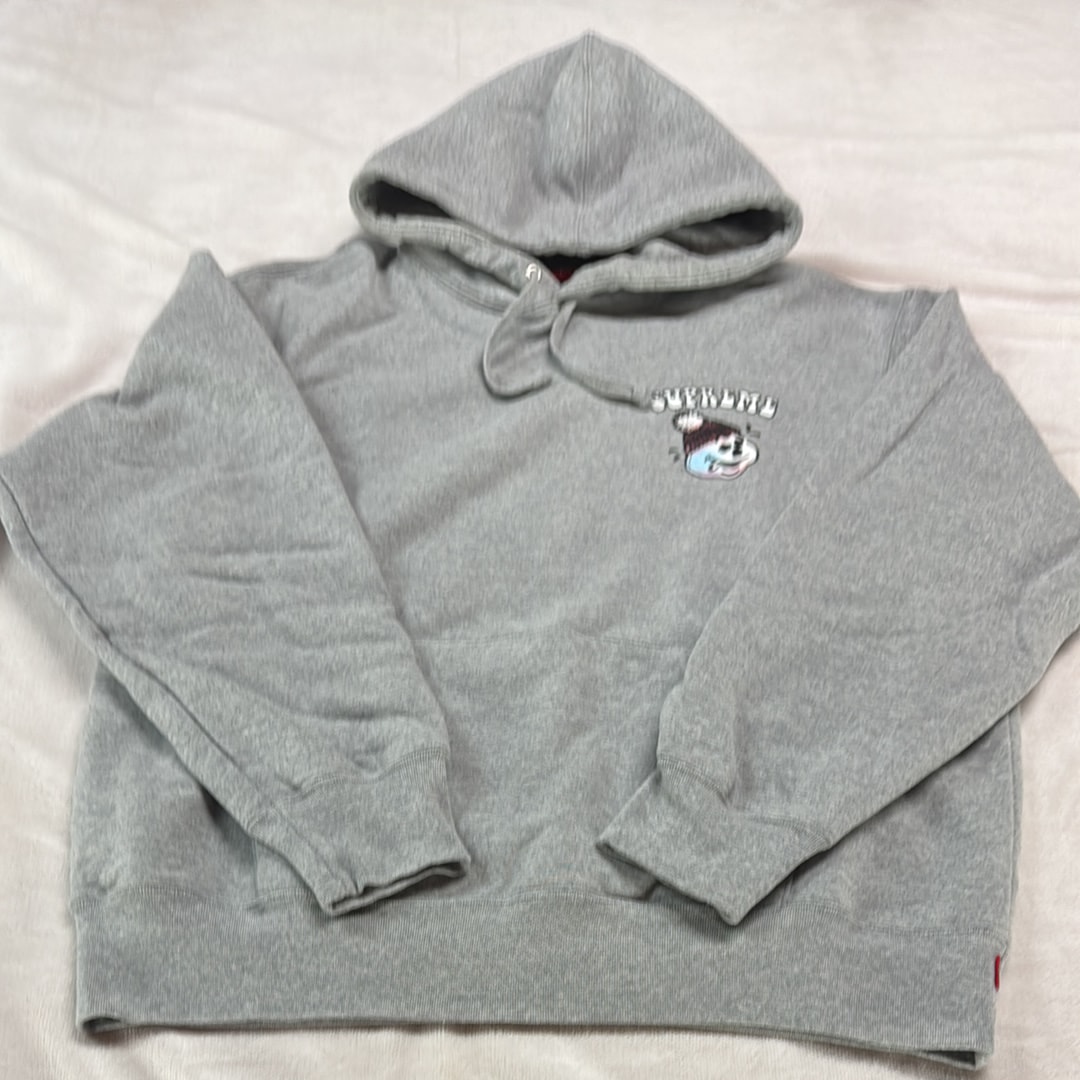Supreme Snowman Hooded Sweatshirt "Heather Grey"