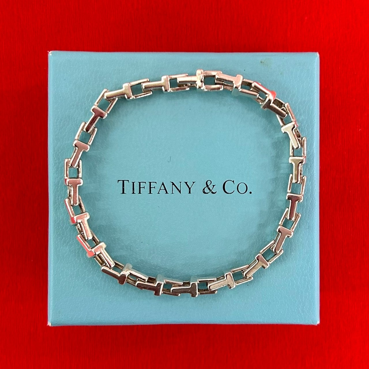 TIFFANY&Co. ティファニー T ナロー ブレスレット シルバー925 ブレスレット シルバー
 97859