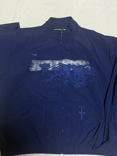 Travis Scott Cactus Jack x Fragment x Nike Tokyo Windbreaker Zip Jacket "Navy"