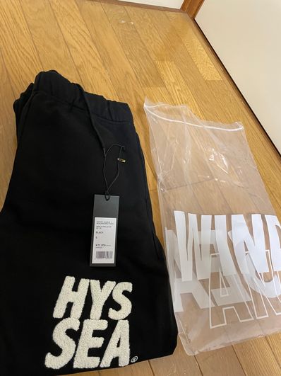 WIND AND SEA x HYSTERIC GLAMOUR Logo Sweat Pants "Black"