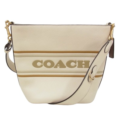 COACH コーチ その他バッグ CH248 ロゴ ローガン ダッフルバッグ メッセンジャーバッグ ショルダーバッグ レザーバッグ オフホワイト系【中古】
