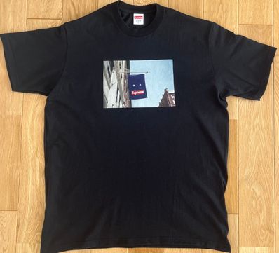 Supreme Banner Tee "Black"