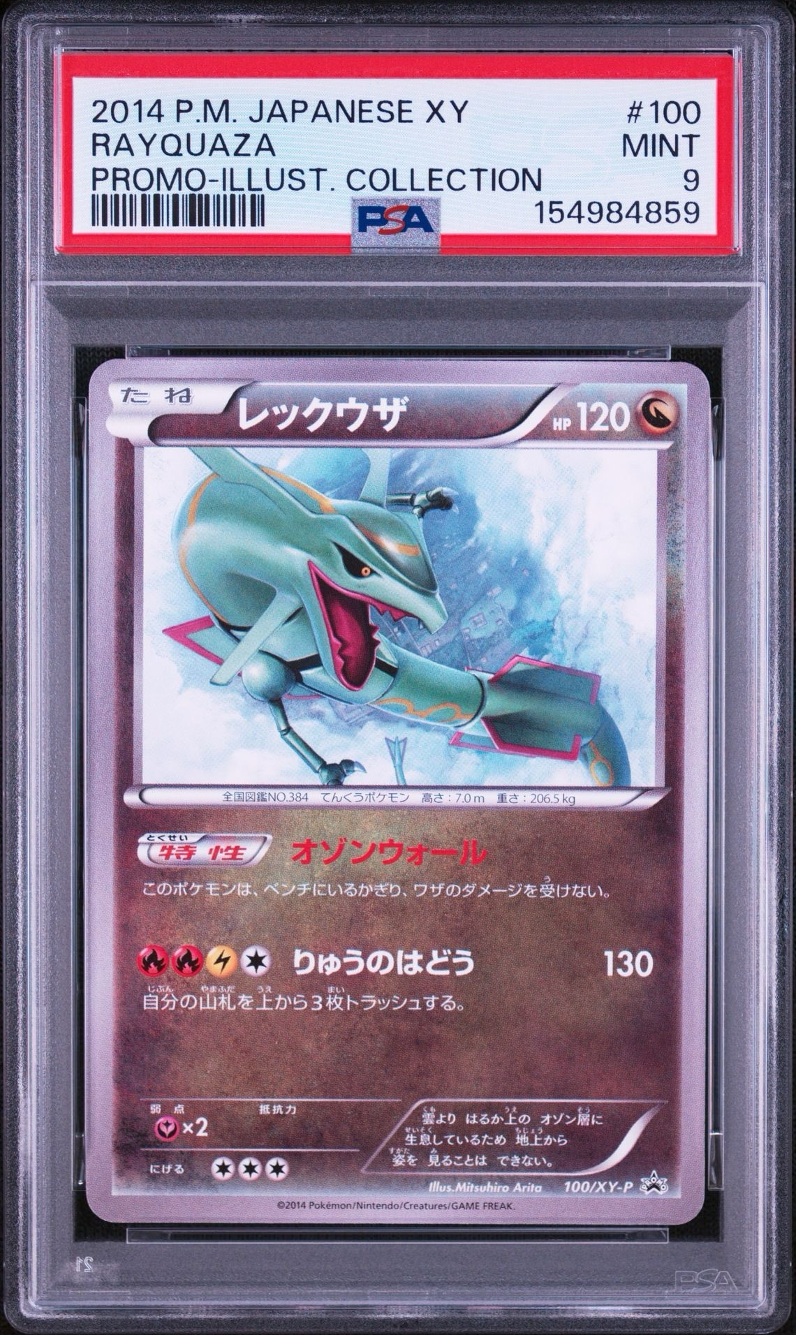レックウザ イラストコレクション: プロモ[XY-P 100/XY-P