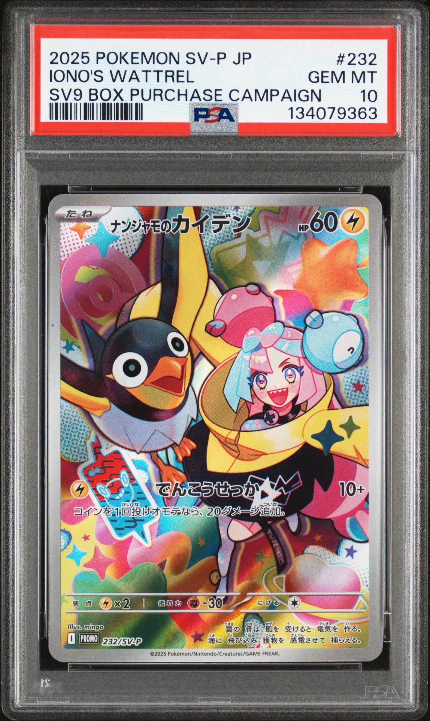 ナンジャモのカイデン P [SV-P 232](プロモーションカード「拡張パック バトルパートナーズ Box購入キャンペーン」)