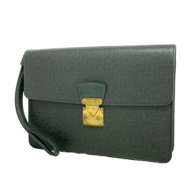 【6dd4010】ルイヴィトン クラッチバッグ タイガ クラド M30194 エピセア【中古】メンズ