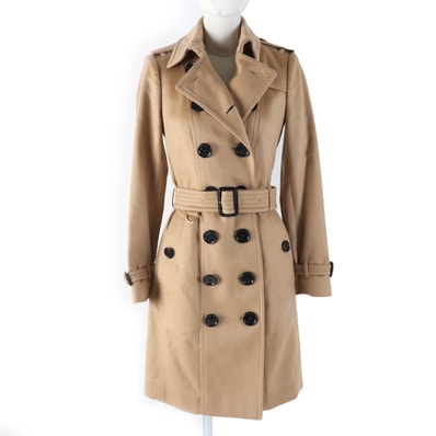 極美品 バーバリーロンドン トレンチコート SANDRINGHAM 36