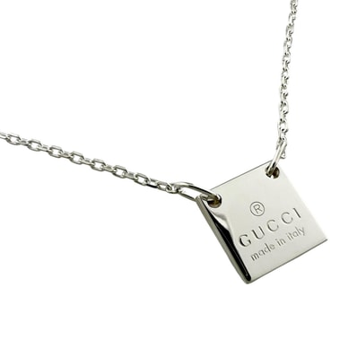 美品 GUCCI グッチ 223514 ネックレス シルバー925 シルバー レディース【中古】