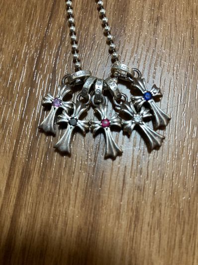 Chrome Hearts CH Cross Baby Fat Charm "Silver"