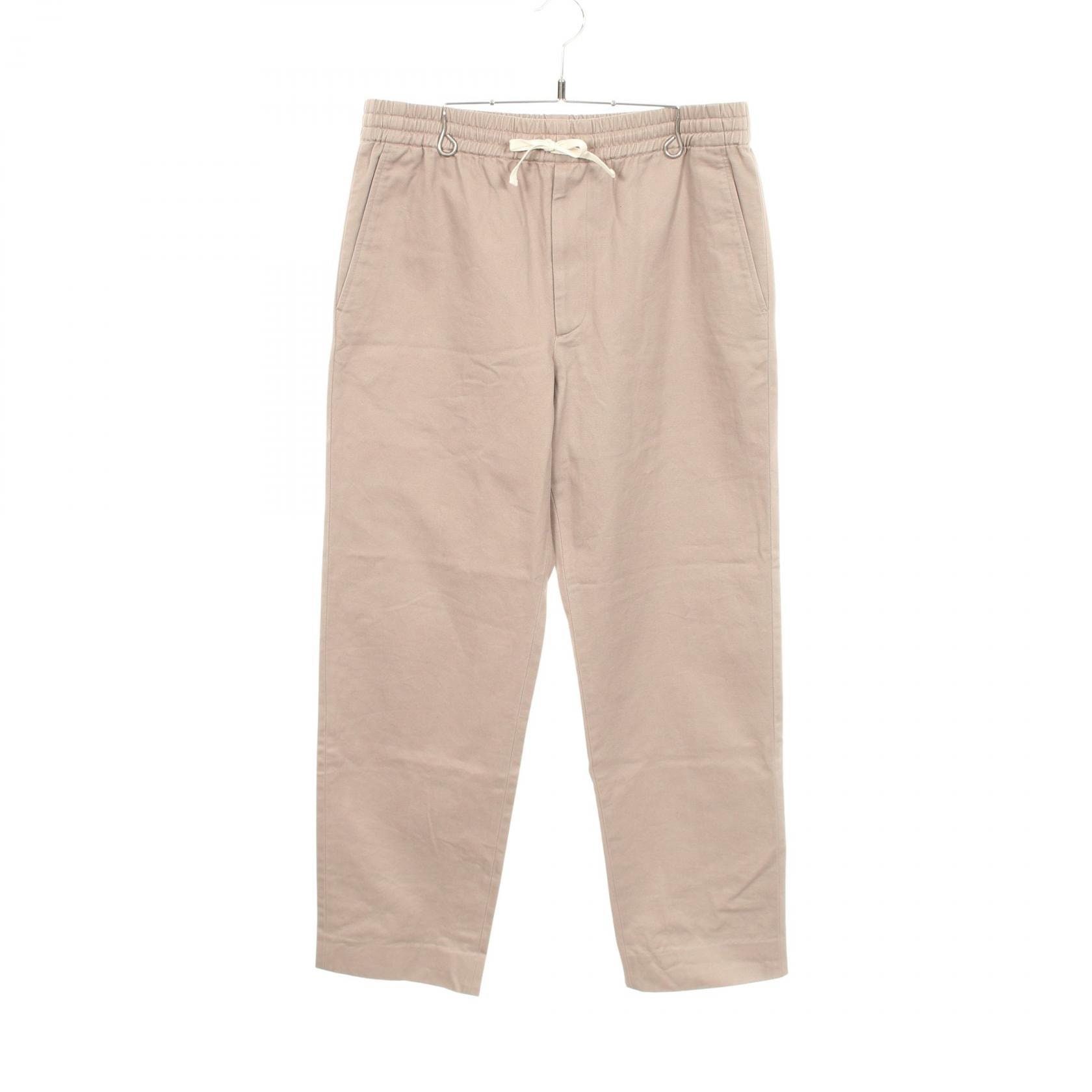 グッチ GUCCI ロゴワッペン パンツ 衣料品 ボトムス コットン メンズ ベージュ系 654902 【中古】