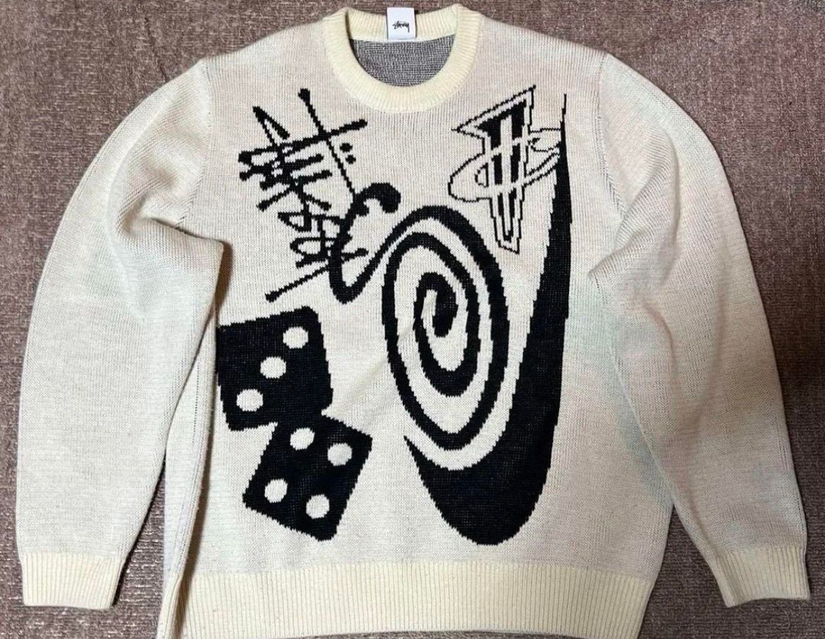 Stussy x Nike Icon Knit Sweater "Natural"