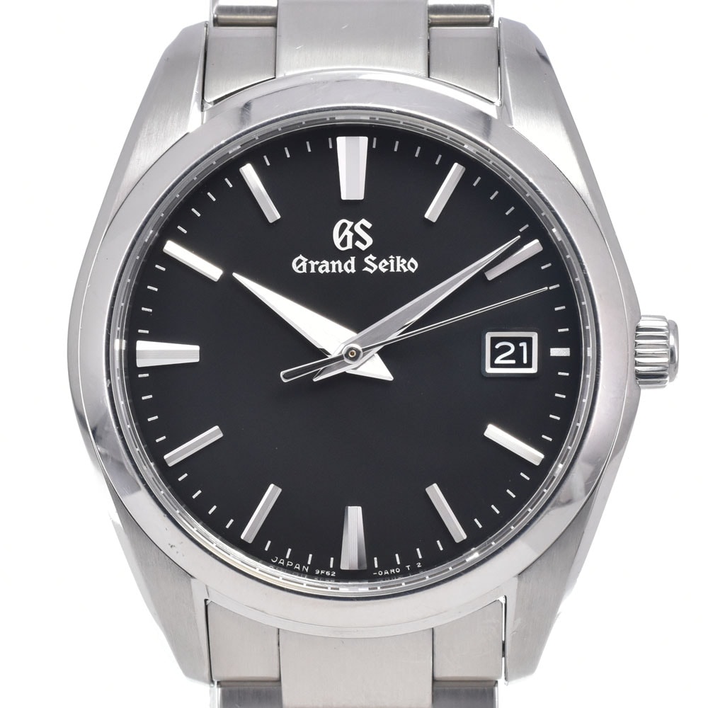 セイコー SEIKO SBGX261/9F62-0AB0 グランドセイコー デイト ブラック クォーツ メンズ 箱付き 腕時計 J#148012