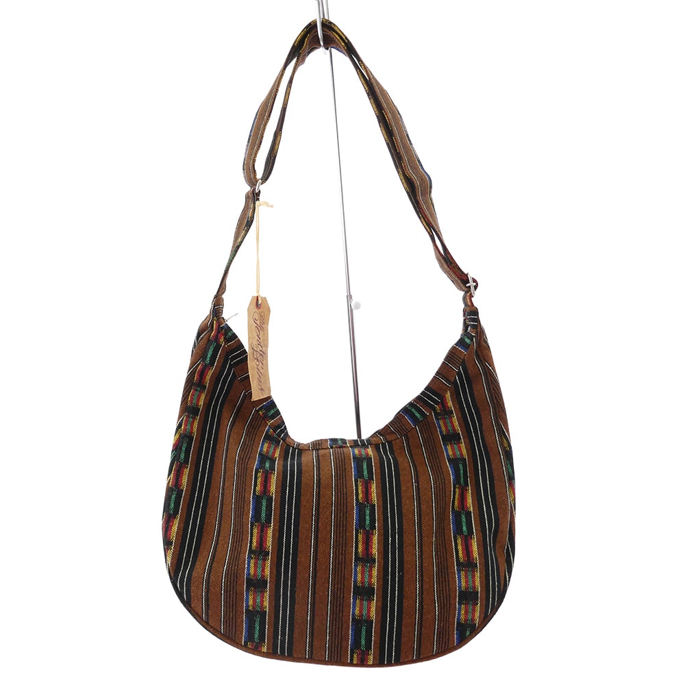 TENDERLOIN テンダーロイン バッグ × PORTER ポーター T-GTM SHOULDER グアテマラ ショルダーバッグ ブラウン マルチカラー系【極上美品】【中古】