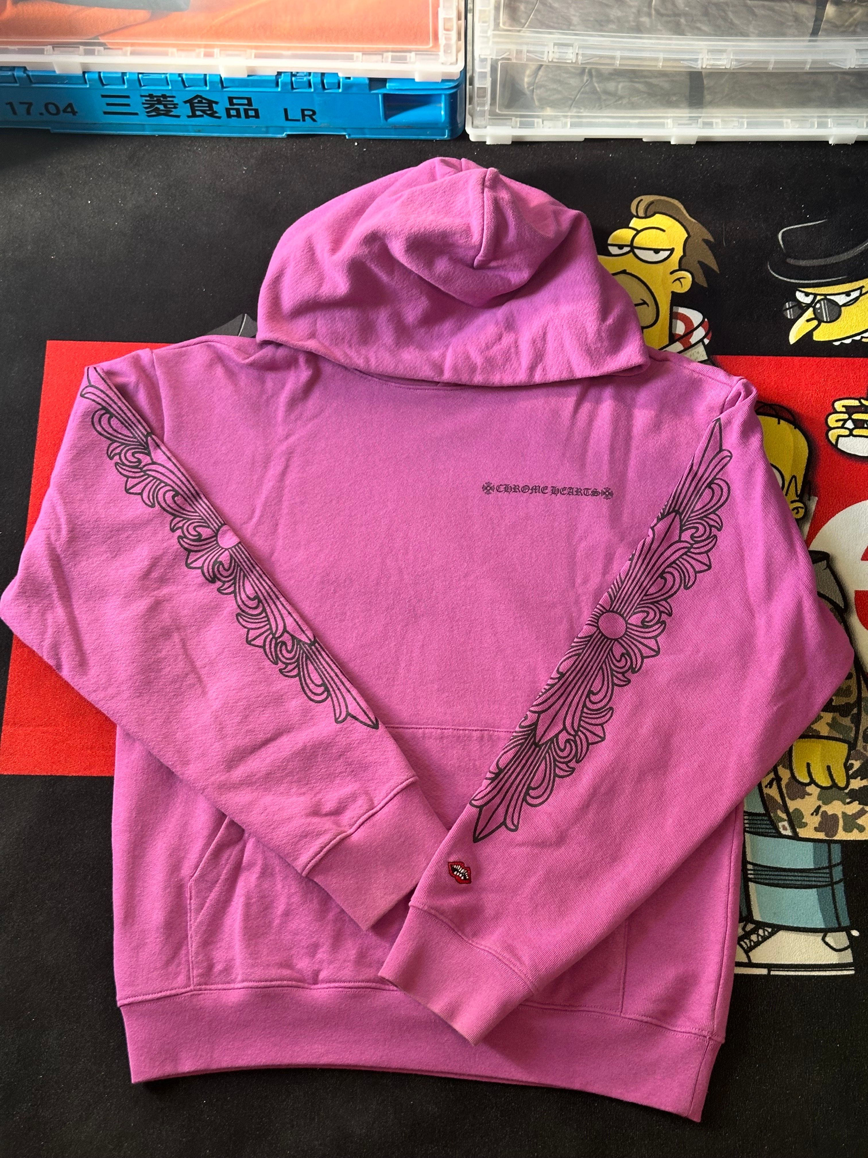 Chrome Hearts Matty Boy Spider Web Hoodie "Purple"