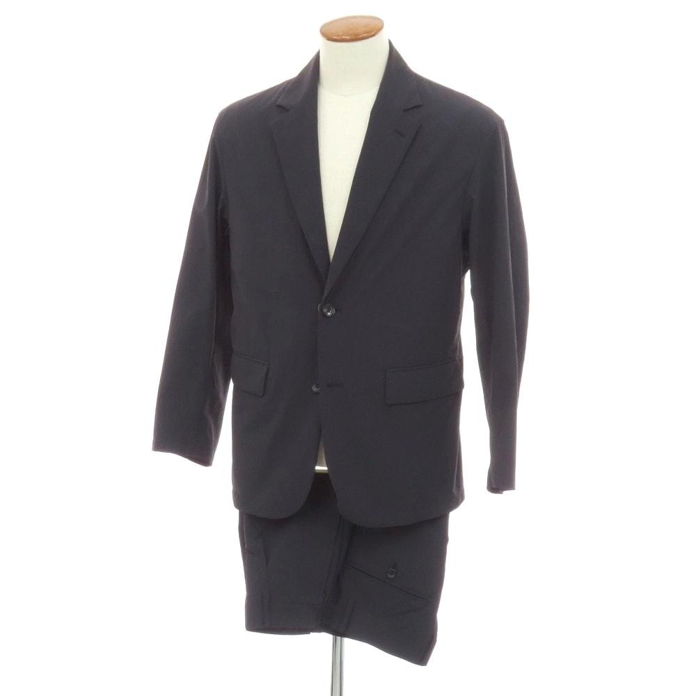 【中古】ビーミング ライフストア バイ ビームス B:MING LIFE STORE by BEAMS ストレッチ ナイロン セットアップ ダークネイビー【サイズ上M/下L】【メンズ】