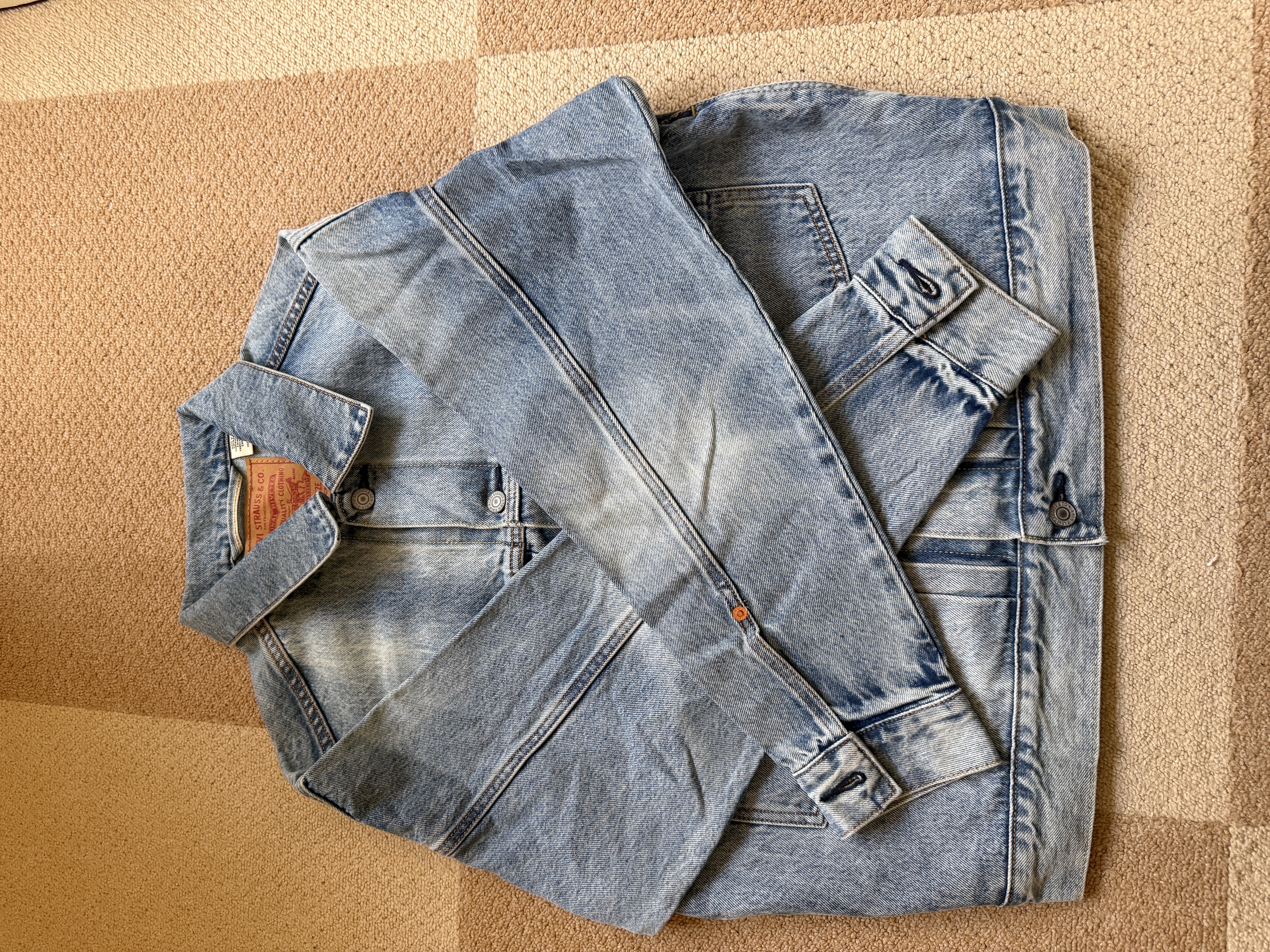 LEVI'S x Nike Denim Trucker Jacket "Light Indigo" 002TM-0000