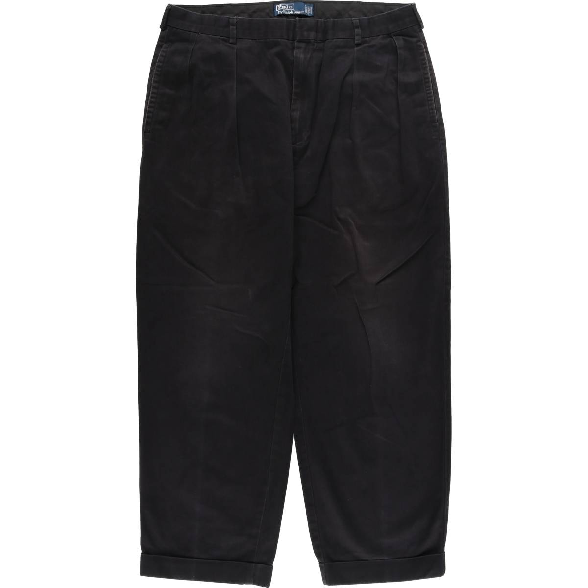 古着 ラルフローレン Ralph Lauren POLO by Ralph Lauren ツータック チノパンツ メンズw35相当/eaa542511
