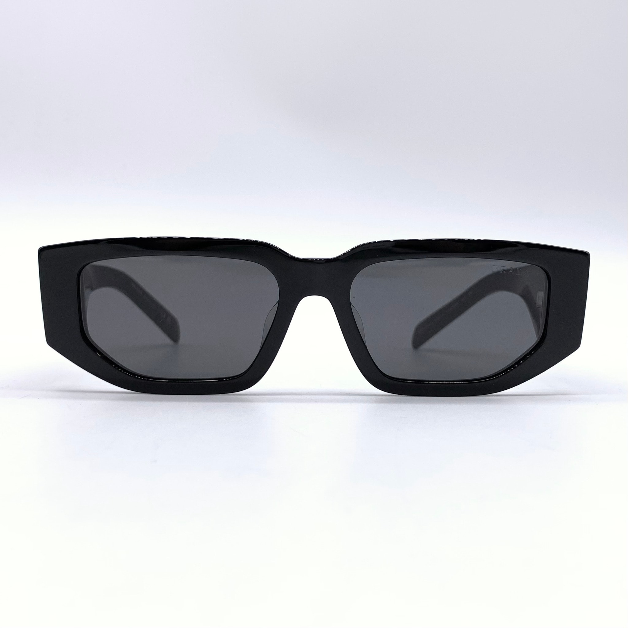 PRADA Triangle Logo Sunglasses "Gray"