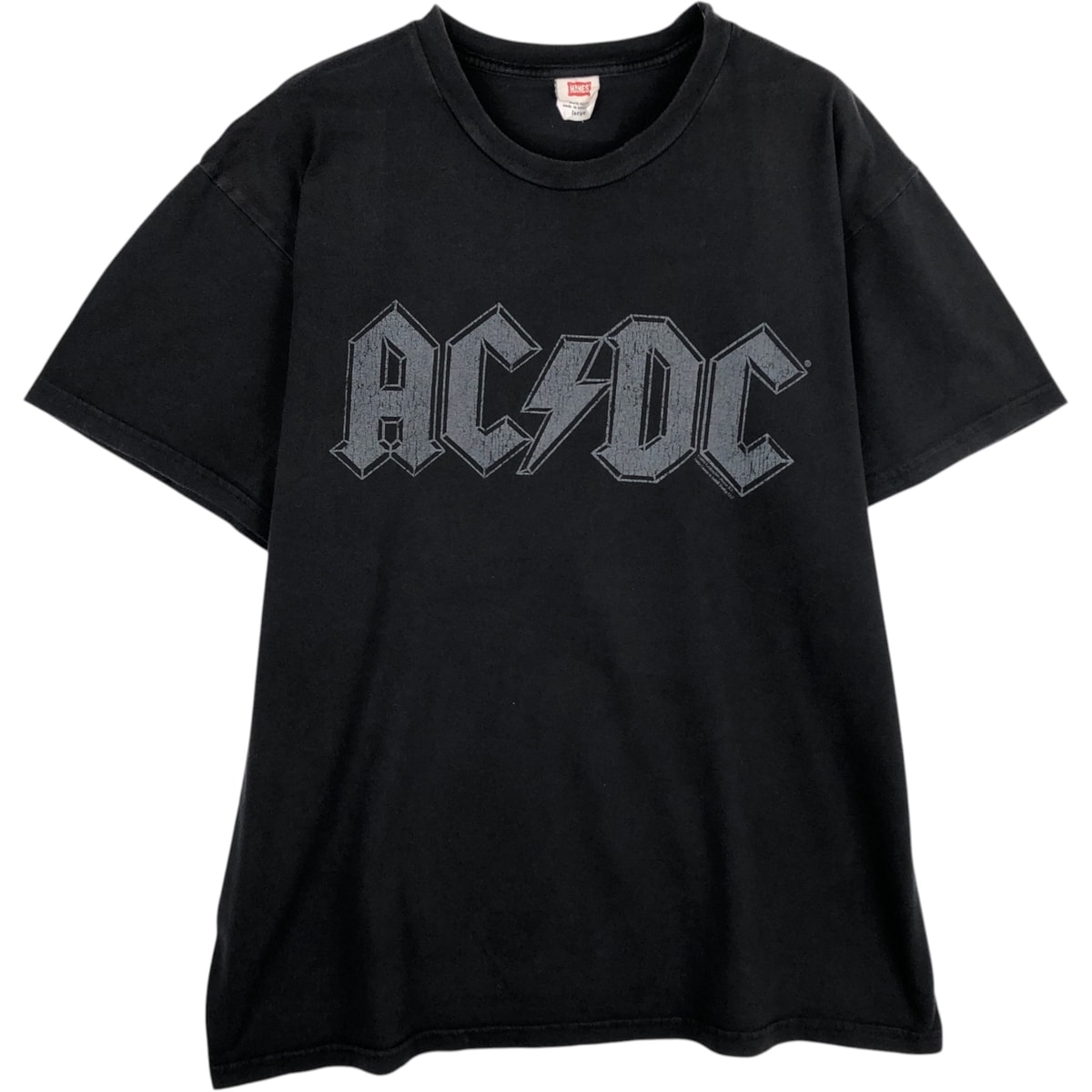 古着 ヘインズ Hanes AC/DC エーシーディーシー バンドTシャツ バンT メンズL相当/eaa636472