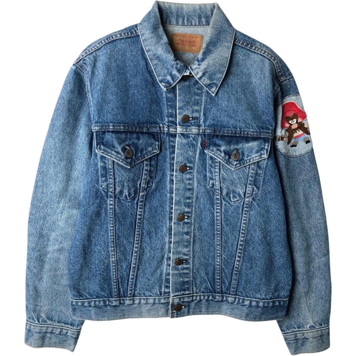 古着 リーバイス Levi's 70505-0217 LOONEY TUNES ルーニーテューンズ ヨセミテサム カスタム デニムジャケット Gジャン USA製 メンズM相当 ヴィンテージ/eaa630390