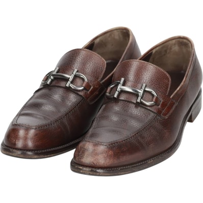 古着 フェラガモ Salvatore Ferragamo ビットローファー イタリア製 9 1/2D メンズ27.5cm相当/saa016038