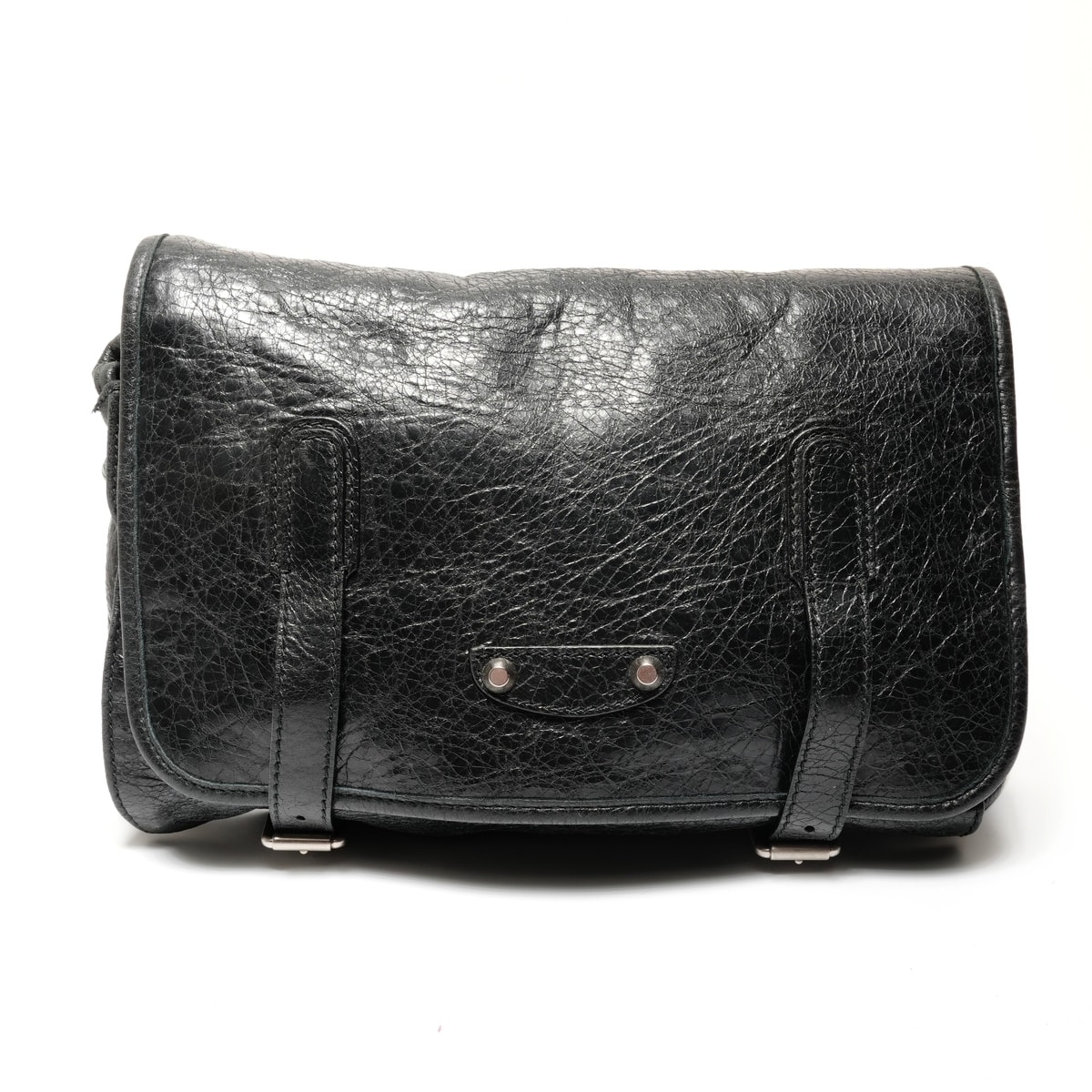 バレンシアガ BALENCIAGA ボディバッグ シワ加工 ショルダーバッグ【中古】