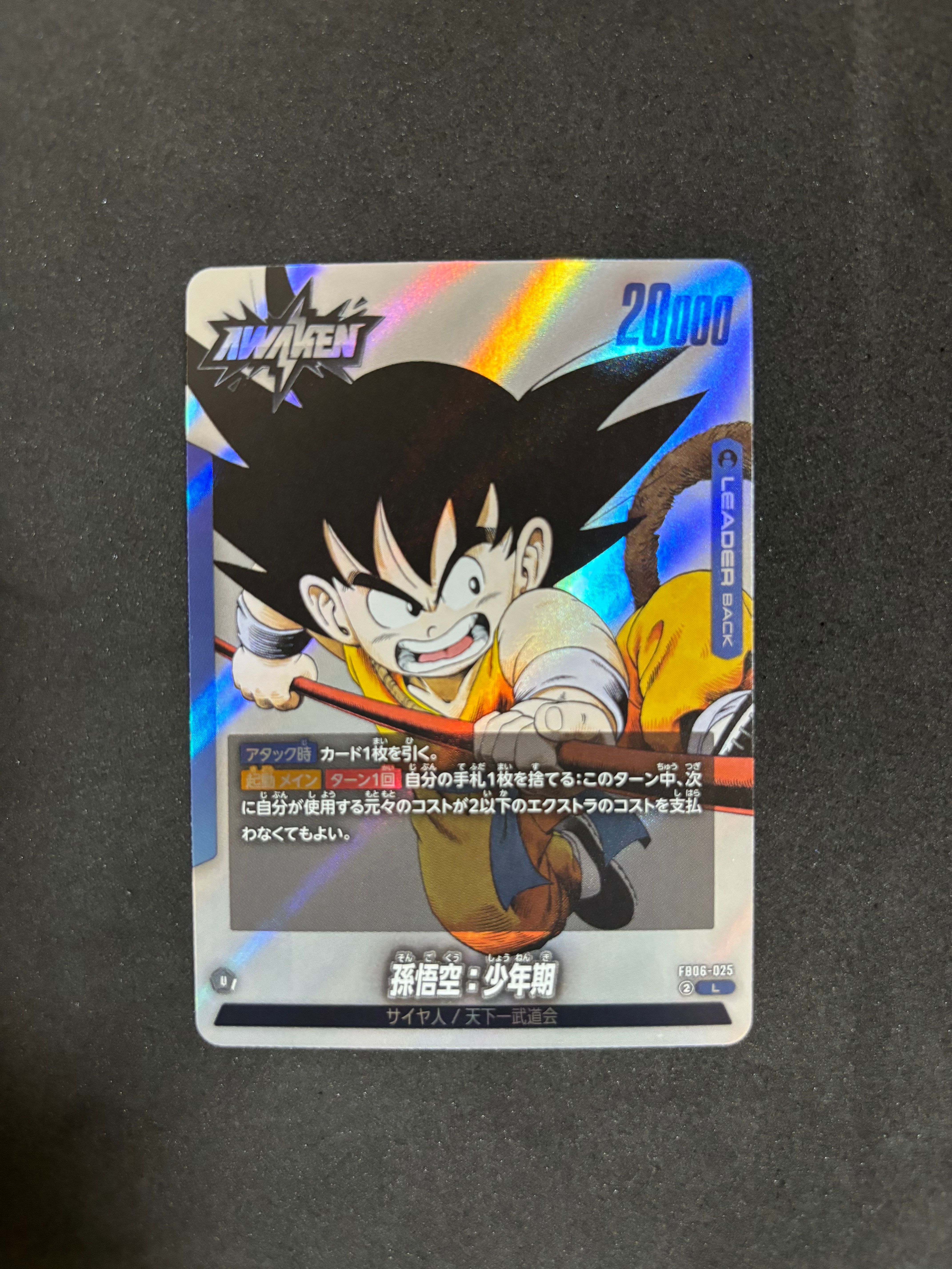 PSA10】孫悟空：少年期 / 孫悟空：少年期 (AWAKEN) L☆ [FB06-025