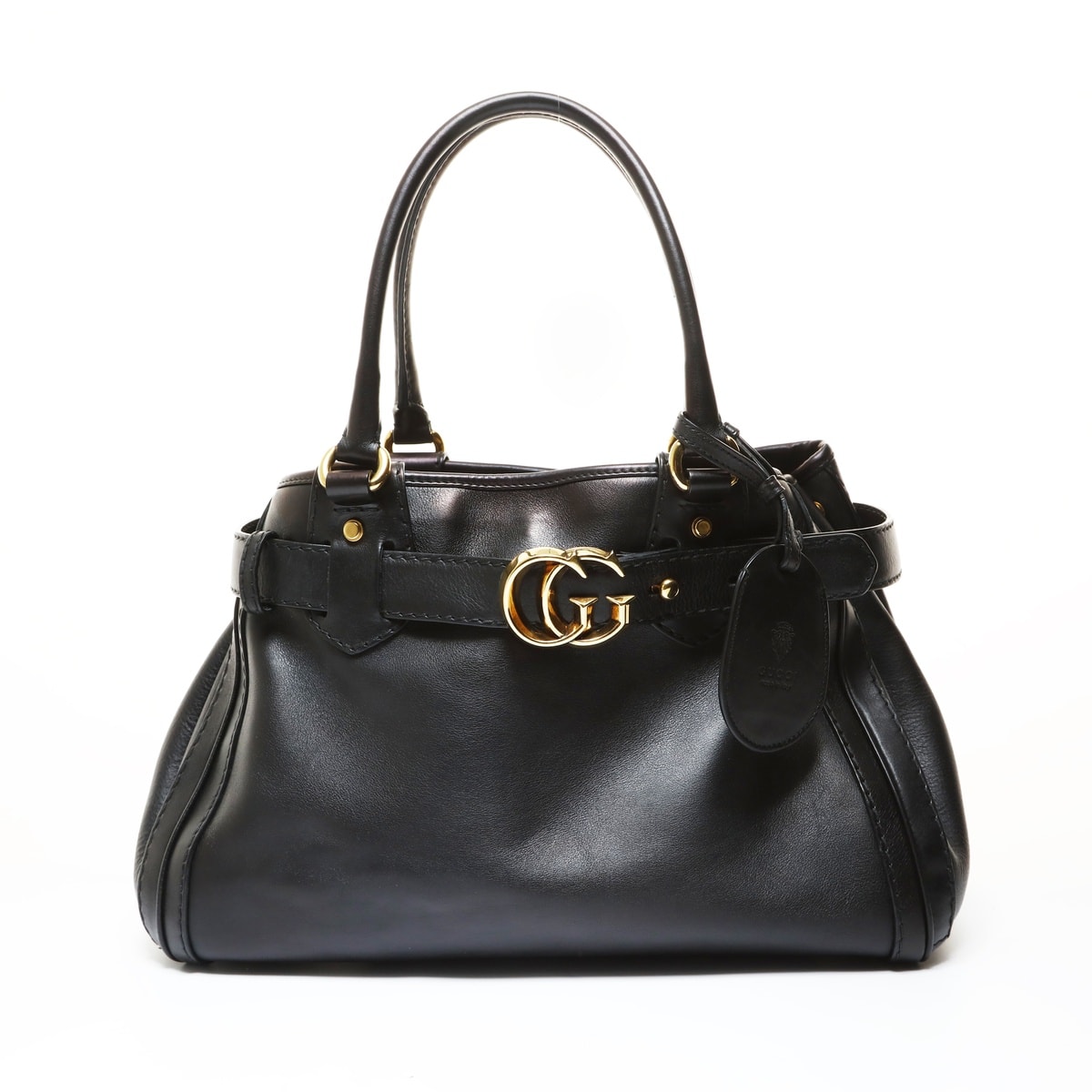 グッチ GUCCI GGランニング レザー ハンドバッグ【中古】