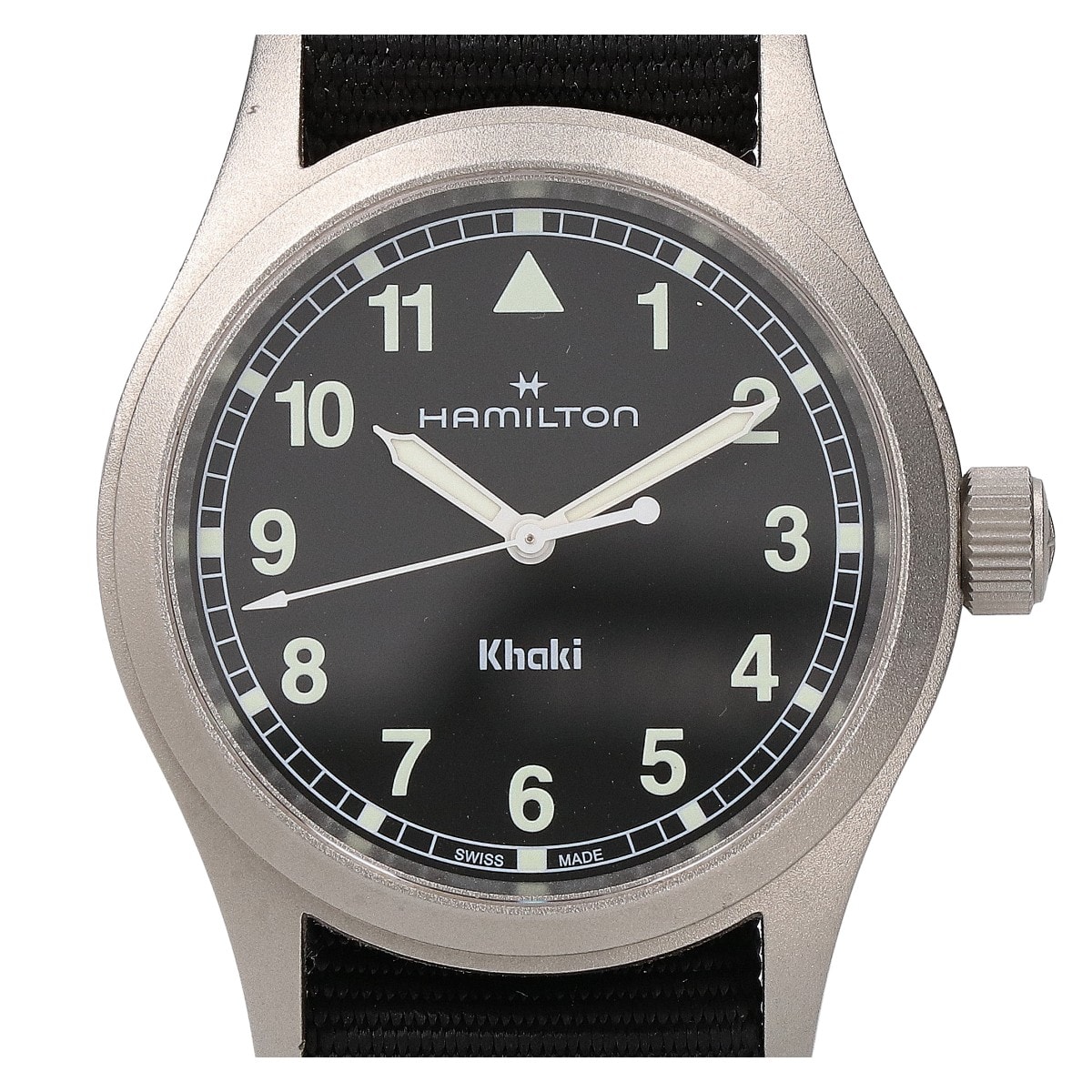 ハミルトン 【美品】H69401430 カーキ フィールド Quartz クオーツ 38mm