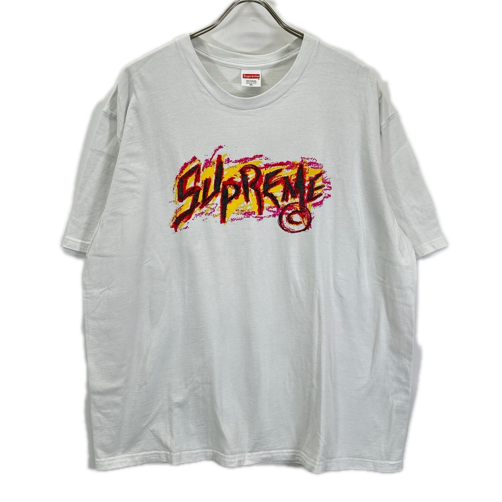 シュプリーム 20FW ホワイト Scratch Tee Tシャツ XL