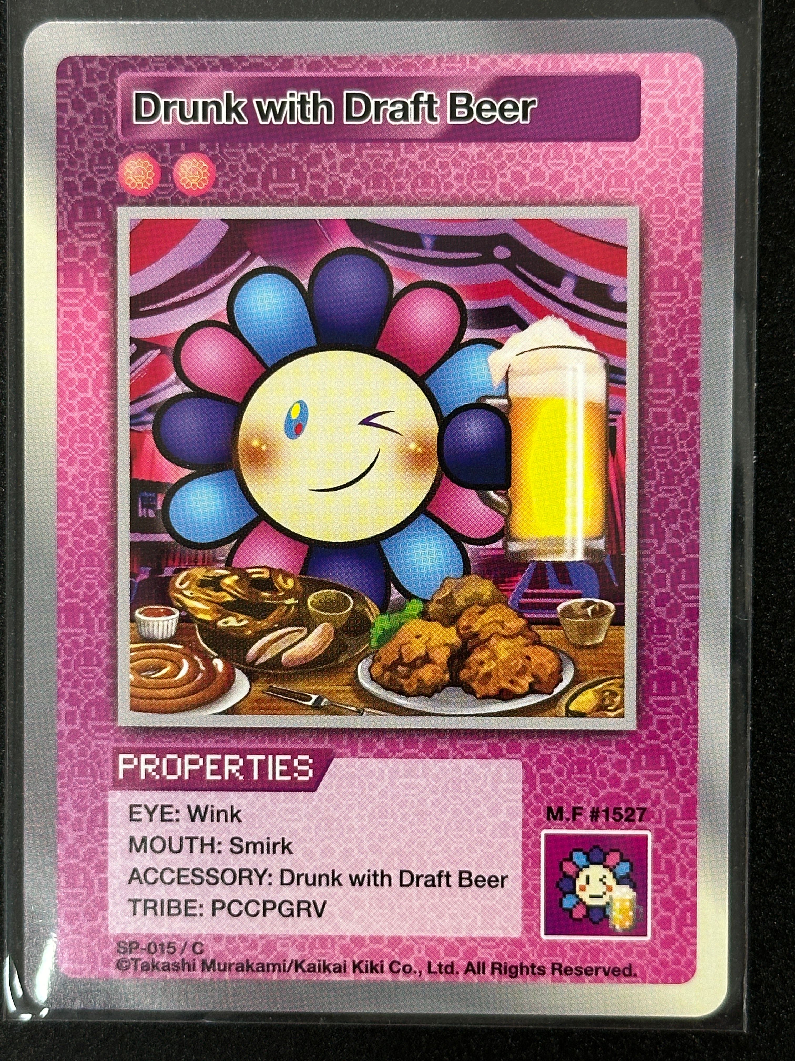 酔っぱらい 生ビール C [SP-015]【英語版】(ムラカミフラワーズ 108フラワーズ)