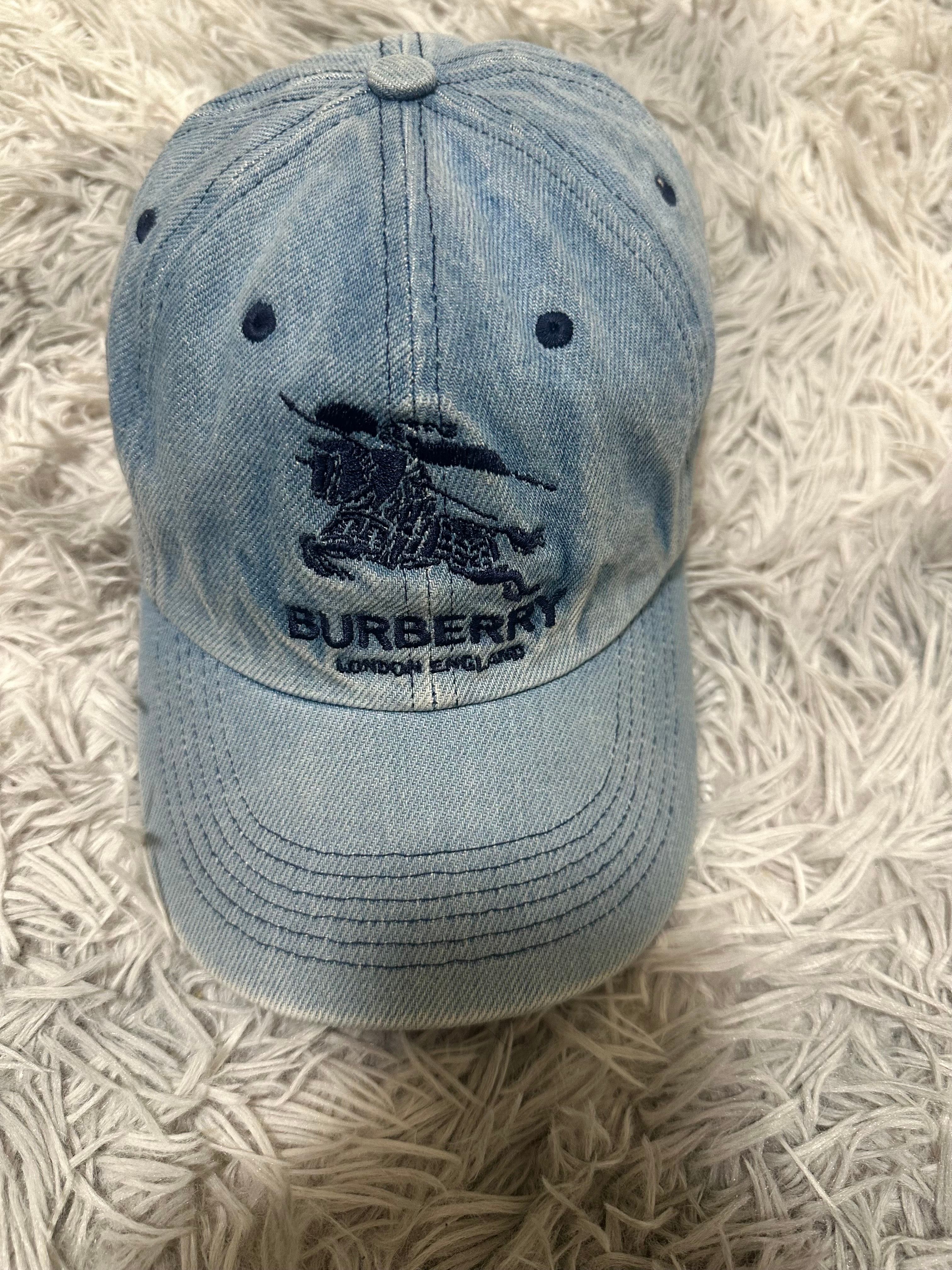 Supreme / Burberry Denim 6 Panel "Blue"