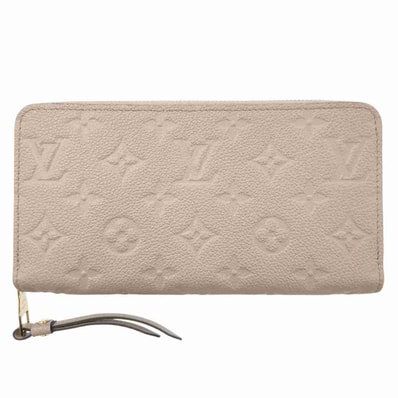 LOUIS VUITTON ルイ・ヴィトン ジッピー ウォレット 長財布 M69034 モノグラムアンプラント グレージュ トゥルトレール レディース【中古】