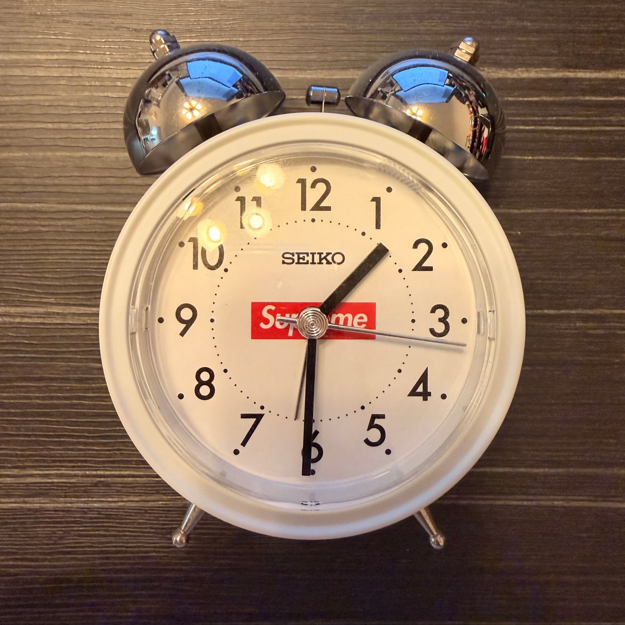 Supreme / Seiko Alarm Clock "White"