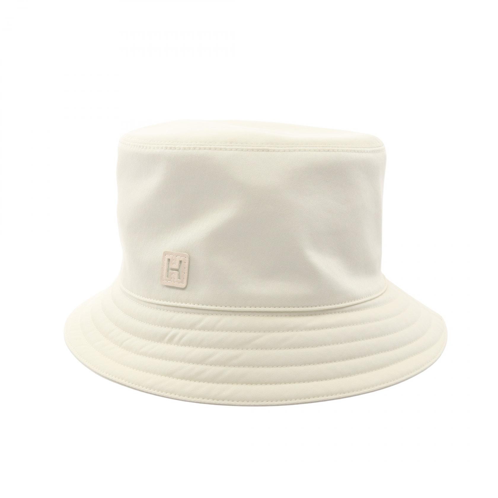 エルメス HERMES フレッド Hカット バケットハット ハット 帽子 コットン レディース ホワイト系 H241022N 【中古】