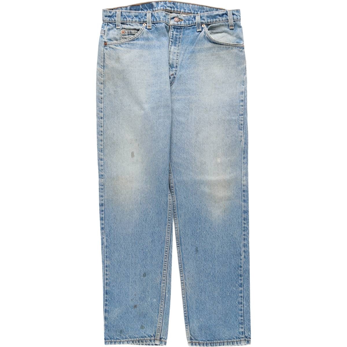 古着 リーバイス Levi's 505 REGULAR FIT STRAIGHT LEG オレンジタブ テーパードデニムパンツ メンズw35相当 ヴィンテージ/eaa645228