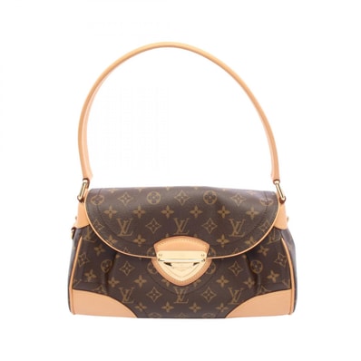 ルイ・ヴィトン LOUIS VUITTON ビバリーMM モノグラム ショルダーバッグ バッグ PVCコーティングキャンバス レザー モノグラム レディース ブラウン系 M40121 【中古】