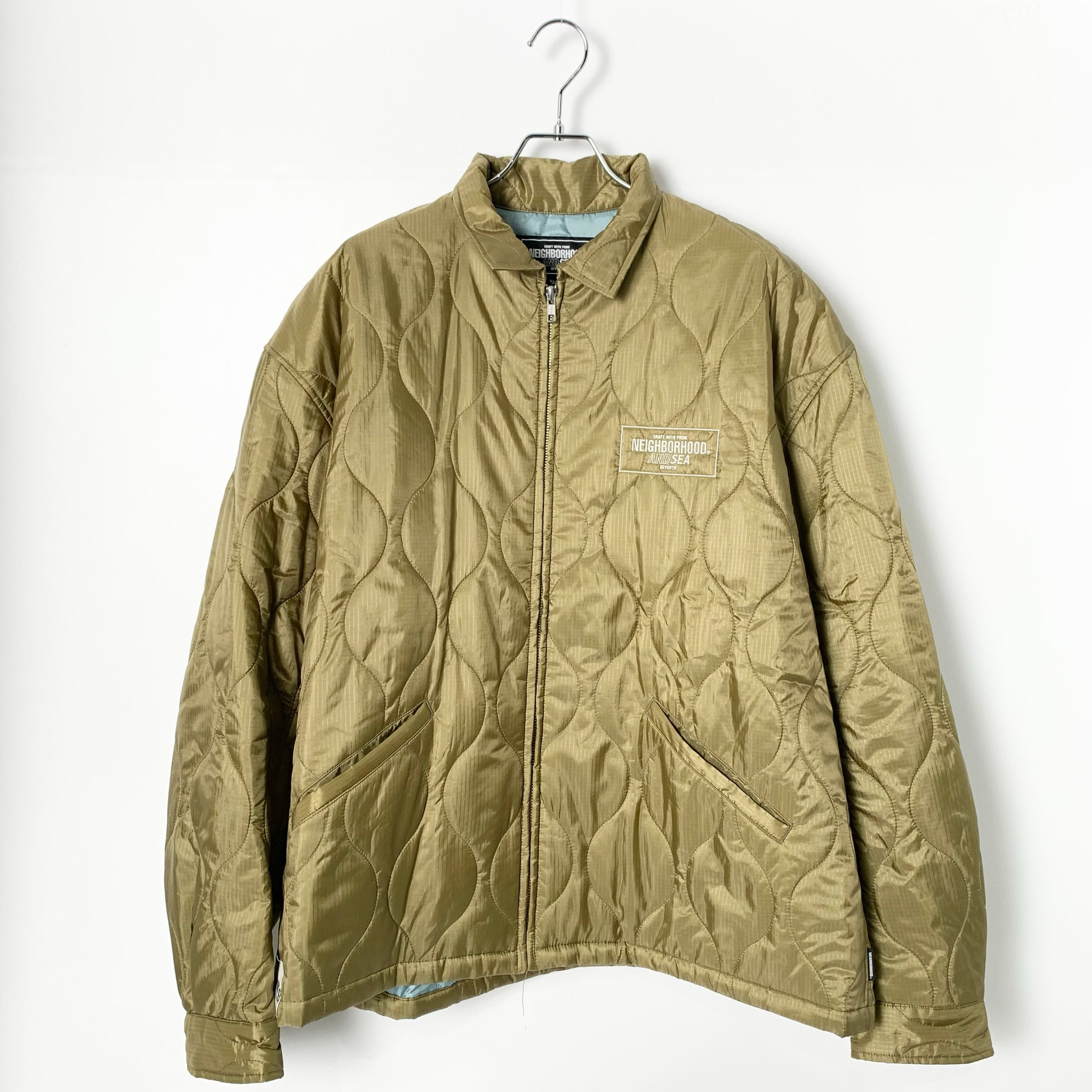 WIND AND SEA x NEIGHBORHOOD Quilt Souvenir Jacket "Olive Drab"