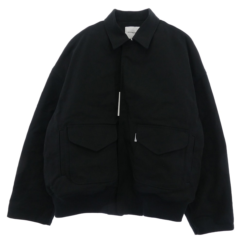 COOTIE クーティー ジャケット 25AW CTE-25A213 Cotton Canvas Padded Work Jacket コットンキャンバス パデッド 中綿 ワーク ジャケット ブラック系 XL【中古】