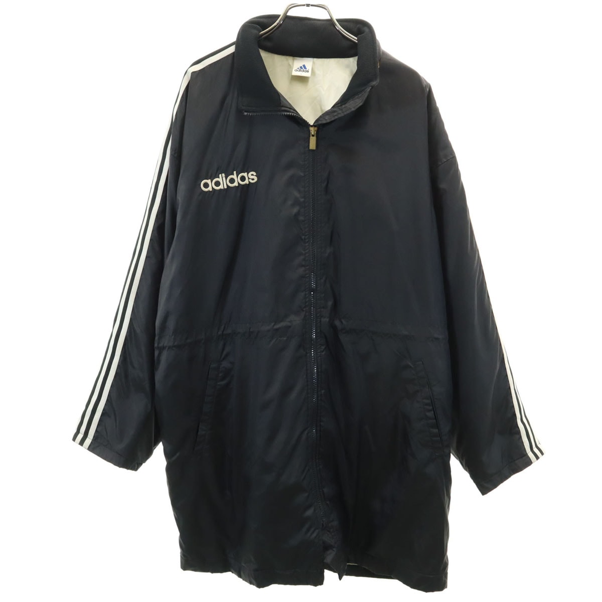 adidas アディダス 90s オールド 中綿コート L ブラック デサント