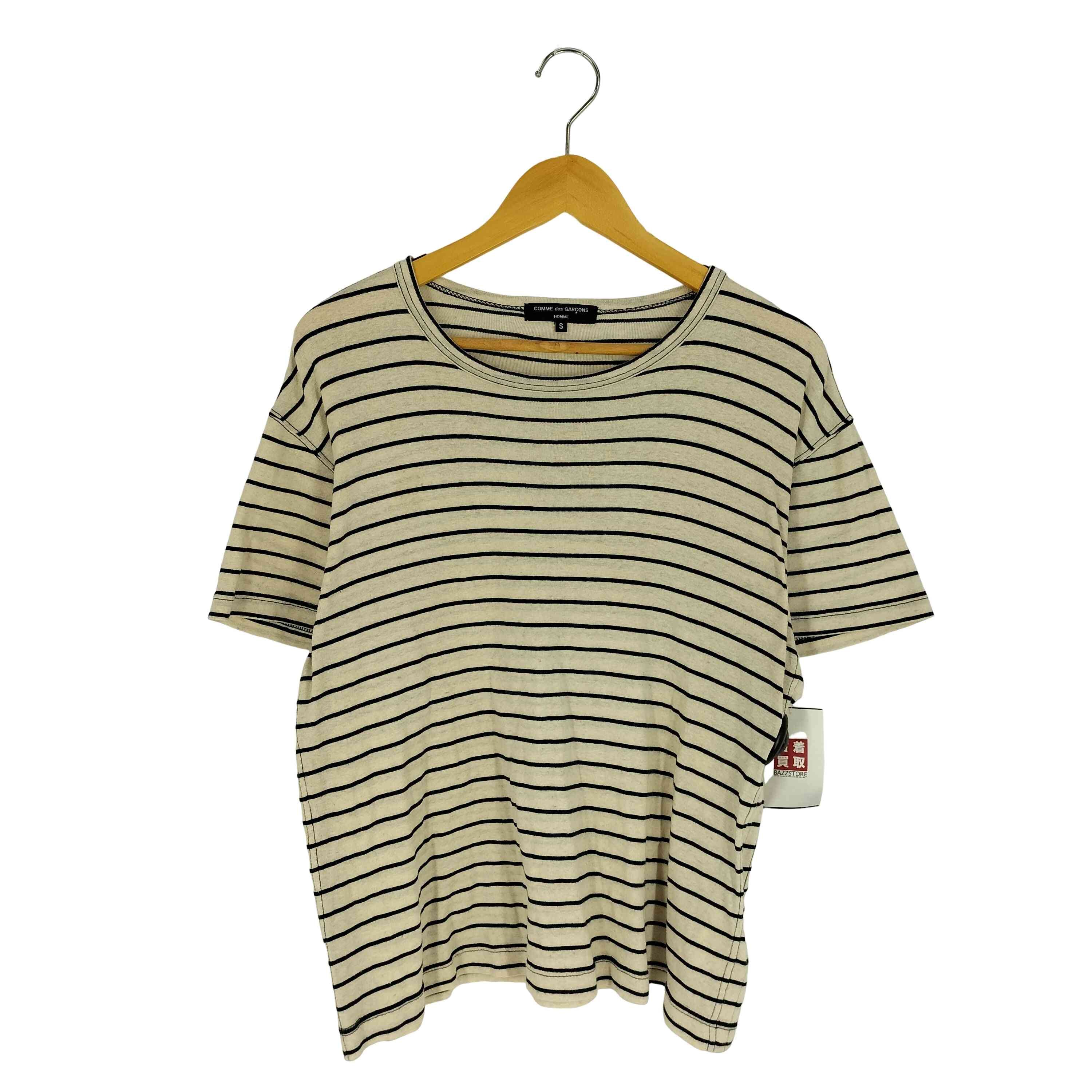 AD2010 11SS ボーダー コットン リネン S/S  Tシャツ【1142502762198】