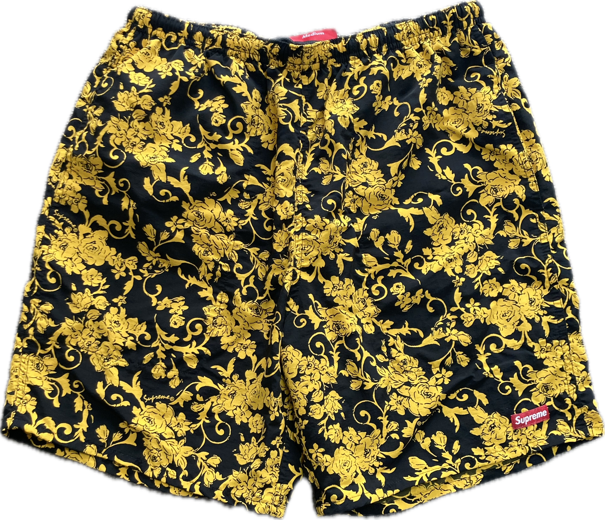 Supreme Nylon Water Short "Black Floral"