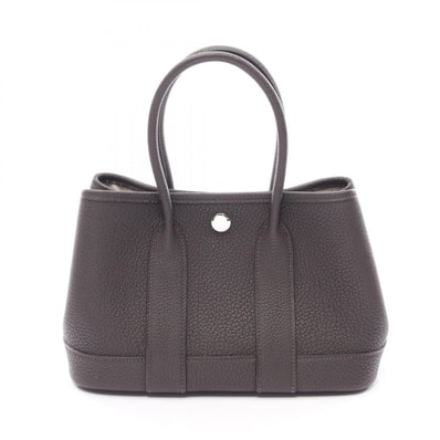 エルメス HERMES ネオガーデン23 ハンドバッグ バッグ レザー ネゴンダ ネゴンダ エベンヌ K刻印(2025年製造) レディース ブラウン系 【中古】