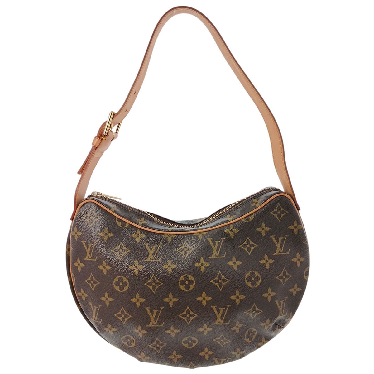 LOUIS VUITTON ルイ・ヴィトン クロワッサン MM ショルダーバッグ M51512 モノグラム ブラウン レディース【中古】