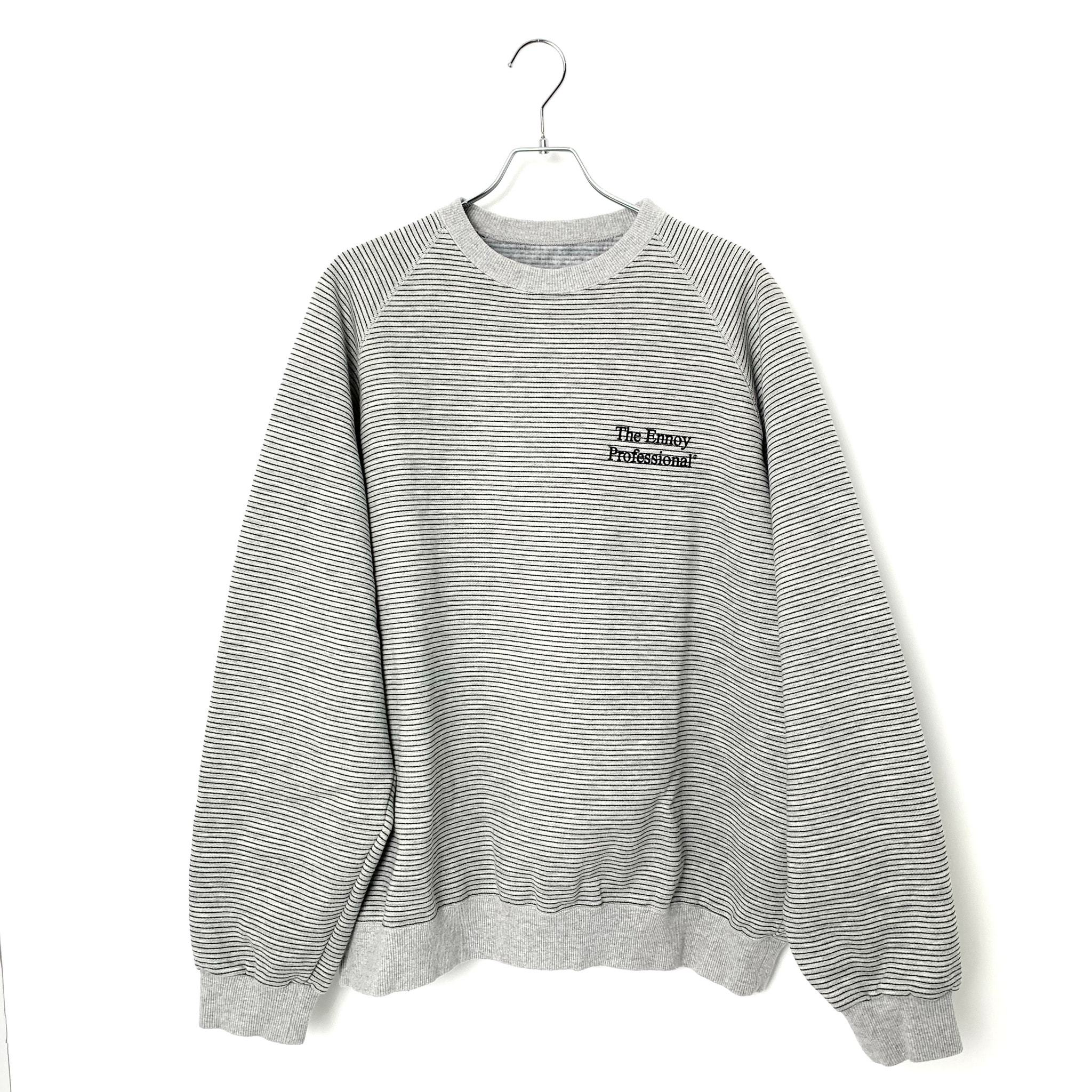 ENNOY Border Crew Neck Sweat "Gray"