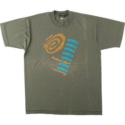 古着 90年代 フルーツオブザルーム FRUIT OF THE LOOM プリントTシャツ USA製 メンズL相当 ヴィンテージ/eaa642519