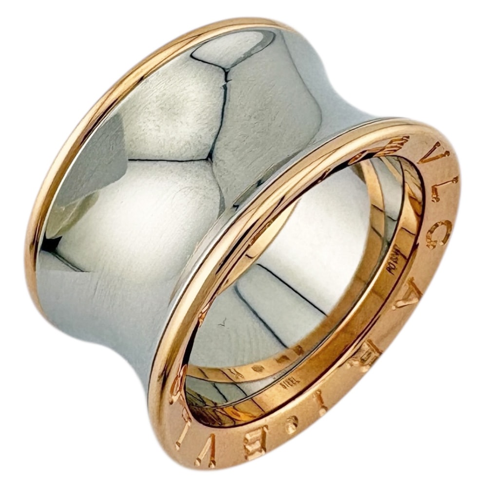 ブルガリ B-zero.1 アニッシュ・カプーア リング 指輪 14.5号 18金 K18ピンクゴールド レディース BVLGARI  中古