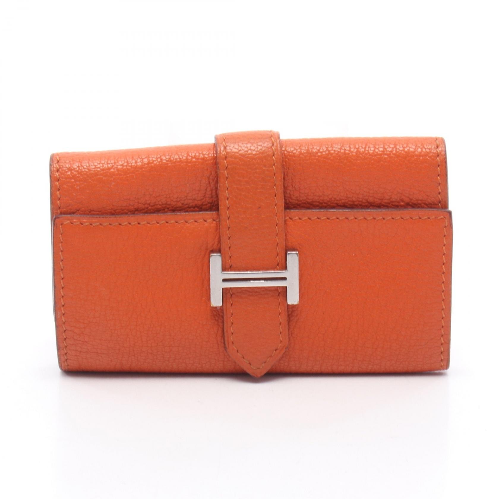 D (傷や汚れあり)】エルメス HERMES ベアン キーケース 4連 キーケース