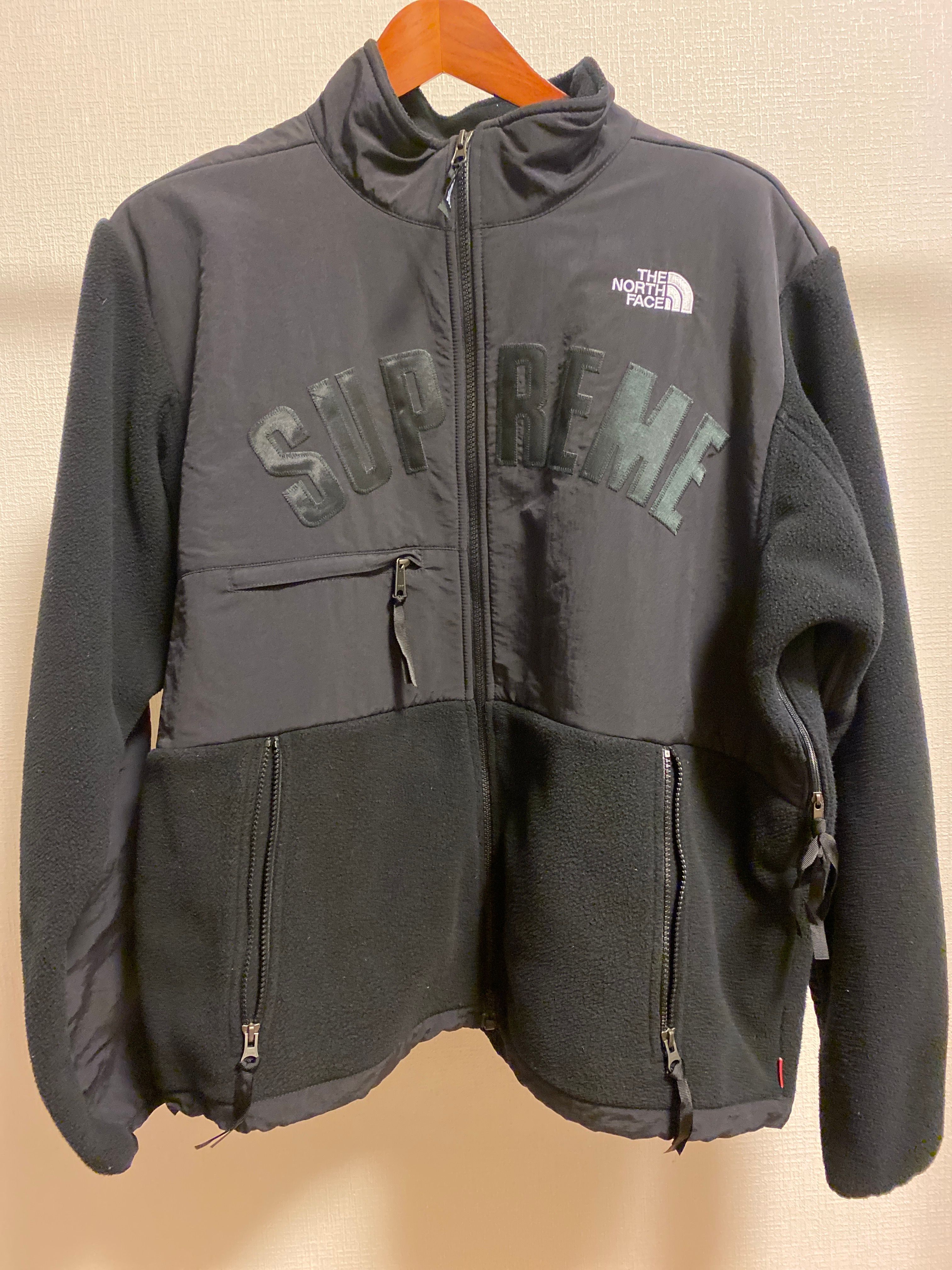 Supreme x The North Face Arc Logo Denali Fleece Jacket "Black"