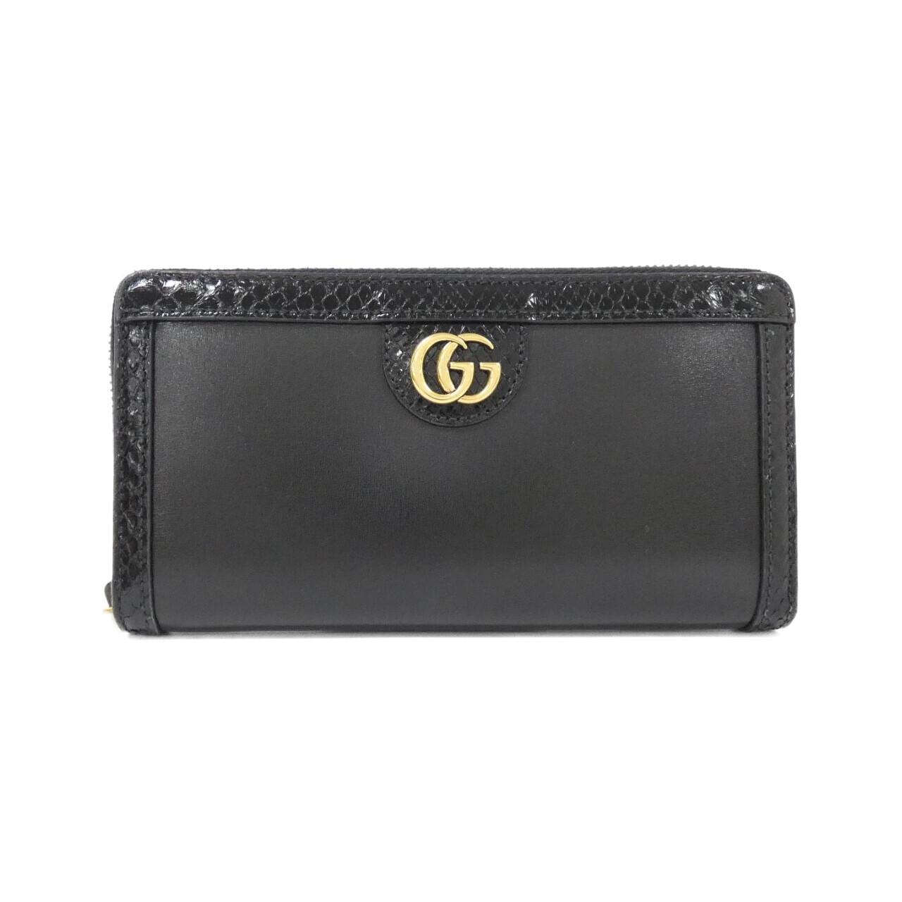 グッチ GGエンブレム ジップアラウンドウォレット 